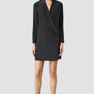 All Saints Walton Shirt Dress Sz6